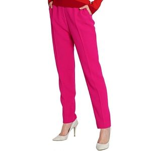 Oscar De La Renta pink wool pants | size 8 | crepe ankle pants